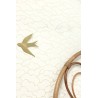 Caselio|Minimalist wallpaper with white and gold clouds|Minimalist