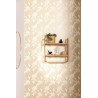 Caselio|Banana leaves wallpaper black and copper|Wallpaper