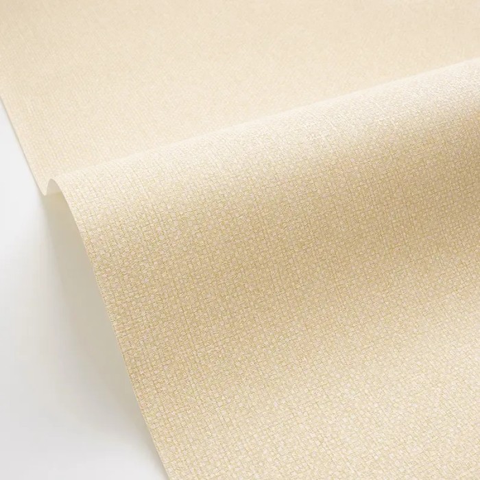 Caselio|Beige wallpaper with fabric texture effect|Wallpaper