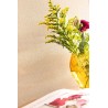 Caselio|Praline beige fabric effect wallpaper|Raffia Imitation