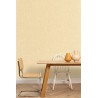 Caselio|Papier peint beige sable aspect textile|Papier Peint