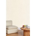 Caselio|Papier peint imitation textile beige et ivoire|Papier Peint