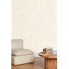 Caselio|Beige-elfenbeinfarbene Imitat-Textiltapete|Tapeten