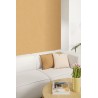 Caselio|Papel pintado color miel con aspecto textil|Papel Pintado