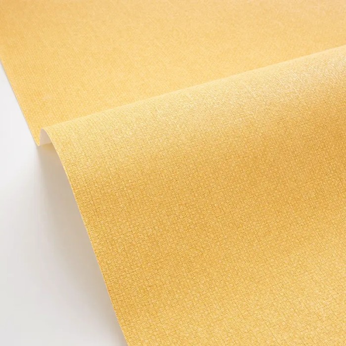 Caselio|Papier peint textile jaune ocre|Papier Peint