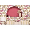 Caselio|Papier peint textile fuchsia|Jeunesse