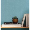 Caselio|Blaue Textiltapete|Tapeten