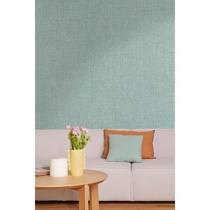 Caselio|Denim-blaue Imitat-Textiltapete|Tapeten 2