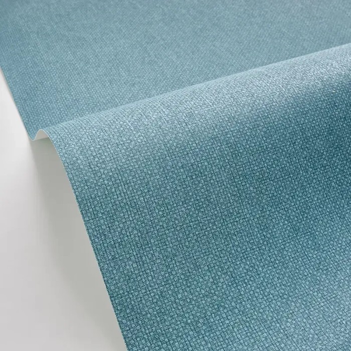 Papel pintado efecto textil en azul - Caselio Damier 104996580