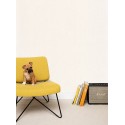 Caselio|Papier peint textile gris clair|Papier Peint