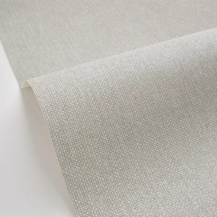 Caselio|Papel pintado gris ceniza efecto textil|Papel Pintado