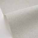 Caselio|Ash grey fabric effect wallpaper|Wallpaper