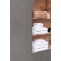 Caselio|Papier peint imitation textile gris pierre|Imitation Raphia