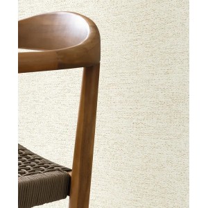 Papeldecor|Textile geometric wallpaper white/beige, linen-fabric effect|Wallpaper 2