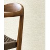 Caselio|Weiß-goldene Textiltapete|Tapeten