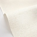 Caselio|Weiß-goldene Textiltapete|Tapeten