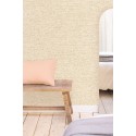 Caselio|Papier peint textile beige et doré|Papier Peint