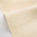 Caselio|Papier peint textile beige et doré|Papier Peint