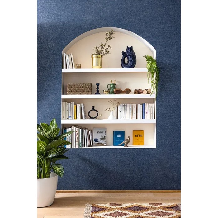 Caselio|Zeitlose Blau-gold Tapete|Tapeten