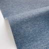 Caselio|Papier peint intemporel bleu et doré|Papier Peint