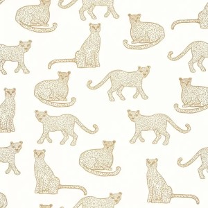 As Creation|Papier Peint pour enfants avec étoiles et animaux sur fond blanc|Enfants