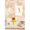 Caselio|Papier peint enfant & junior forêt arbres rose pastel|Jeunesse