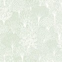 Caselio|Kids & teens wallpaper forest trees pastel green|Youth Style