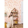 Caselio|Kids wallpaper multicolor flowers watercolor pink|Youth Style