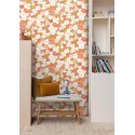 Caselio|Papier peint enfant fleurs multicolores|Jeunesse