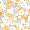 Caselio|Papier peint enfant fleurs multicolores|Jeunesse