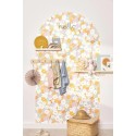 Caselio|Papier peint enfant fleurs multicolores|Jeunesse