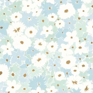 Caselio|Papier peint enfant fleurs multicolores|Jeunesse