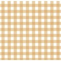 Caselio|Papier peint enfant carreaux vichy marron|Jeunesse