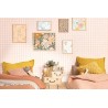 Papel pintado infantil cuadros vichy rosa - Caselio Let´s Go Girls! 104420435