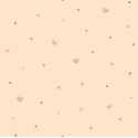 Caselio|Papier peint enfant cœurs et étoiles beige et doré|Enfants