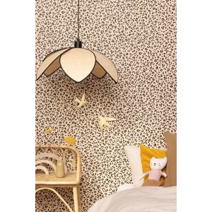 Elitis|Light grey pony hair-effect wallpaper|Skin Imitation 2