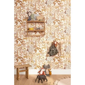 As Creation|Nordic style children's floral wallpaper|Children's 2