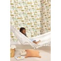 Caselio|Kids wallpaper jungle flora and fauna white and green|Children's