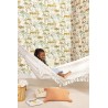 Caselio|Papier peint enfant flore et faune de la jungle blanc et vert|Enfants