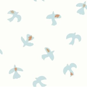 Cristiana Masi|Tapete für Kinder mit nordischen Tieren in Beige|Kindertapete