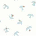 Caselio|Papier peint enfant colombes blanches|Enfants