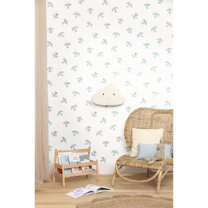 Caselio|Papier peint enfant palmiers exotiques vert menthe|Enfants 2