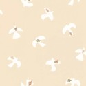 Caselio|Kids wallpaper flock of doves salmon pink|Children's
