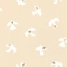 Caselio|Kids wallpaper flock of doves salmon pink|Children's