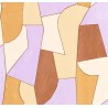 Caselio|Modern wallpaper with artistic mosaic in lilac and brown|Youth Style