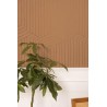 Caselio|Papier peint géométrique moderne marron et cuivre, motif infini|Moderne