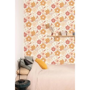 Caselio|Youth floral wallpaper green|Wallpaper 2