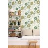 Caselio|Jugend-Blumentapete grün|Tapeten