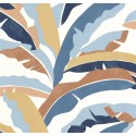 Caselio|Modern tropical wallpaper, large palm leaves|Abstract
