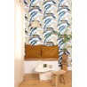 Caselio|Modern tropical wallpaper, large palm leaves|Abstract